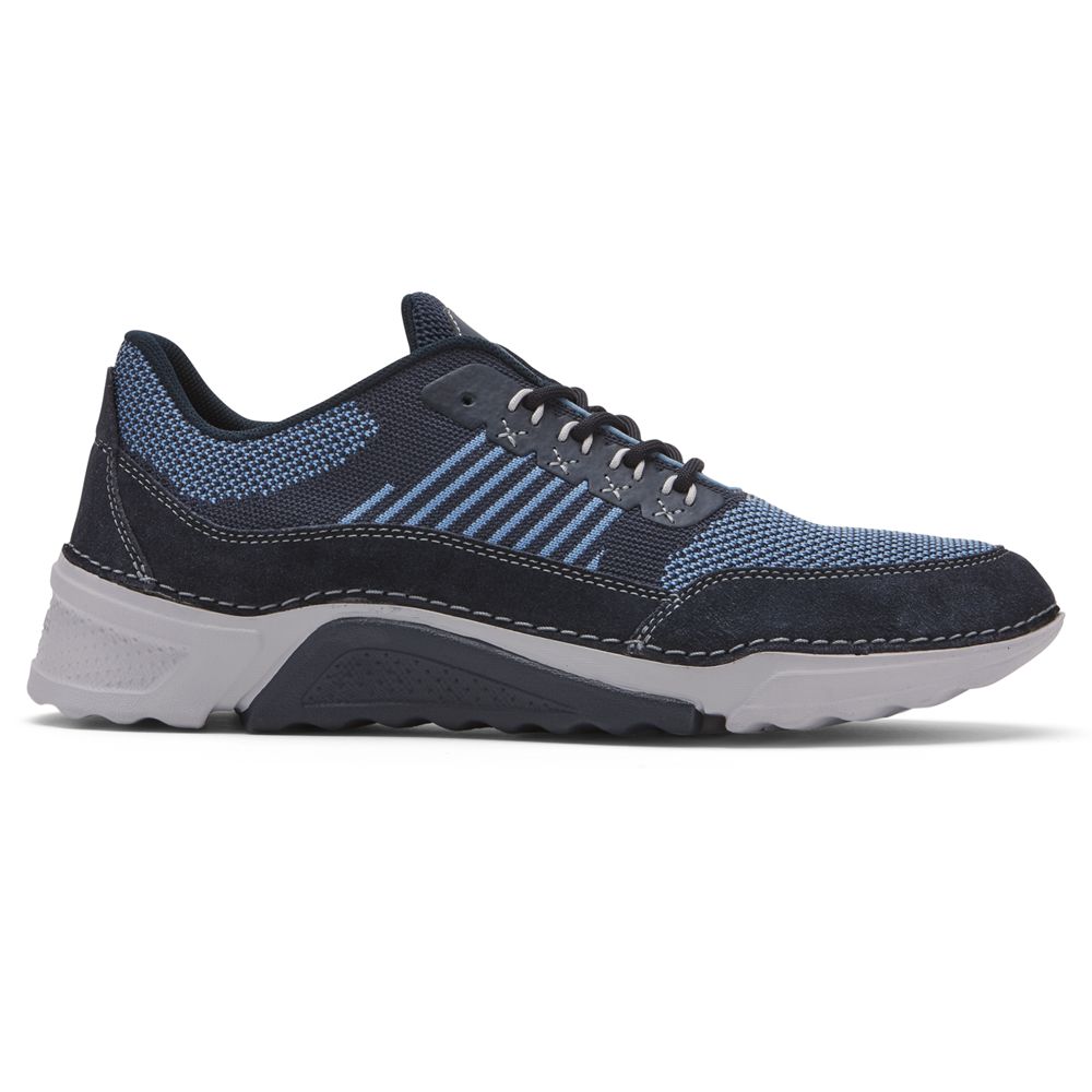 Rockport Men's Rocsports Ubal Walking Shoes - Navy - USA (7653FVEKR)